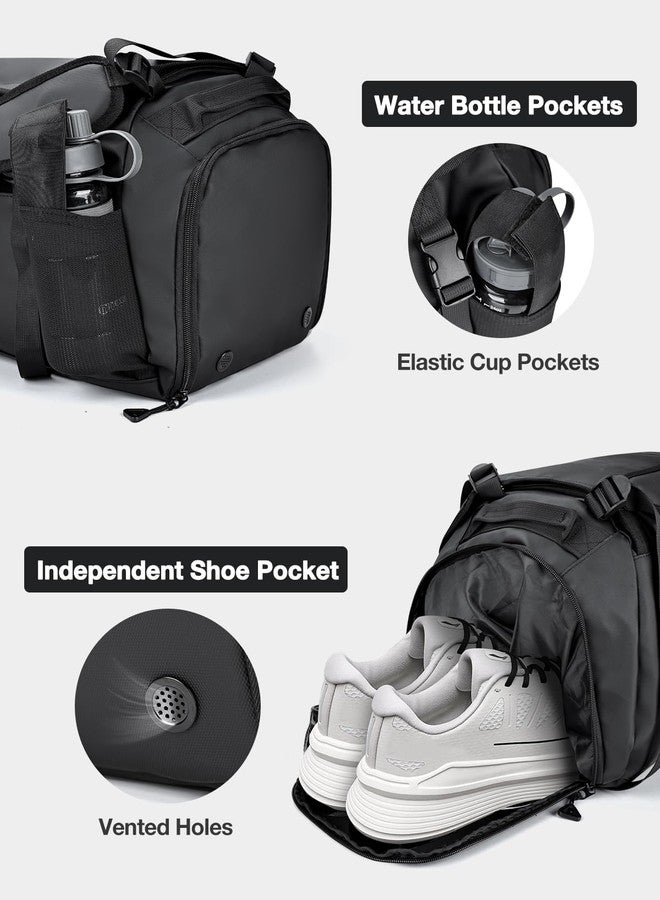 Vuudh 3-in-1 Gym Bag - 36L Convertible Large-Capacity Fitness Backpack, Water-Resistant Travel Duffel with Shoe Compartment, Quick Access Pockets & Adjustable Straps - Image 4